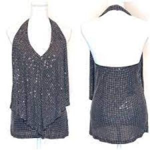 SHERI BODELL | Rhinestone Halter Top